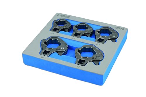 Laser 9076 Ratchet Flare Nut Wrench Set 1/2" D 22mm - 32mm