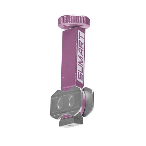 SUMART UBB-40 Universal Bleed Block for Hydraulic Disc Brake Maintenance, Piston Alignment Tool, Protects Ceramic Pistons, Fits Most Bike Brakes - color: Pink