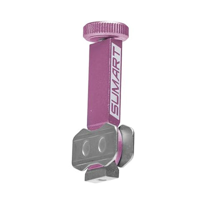 SUMART UBB-40 Universal Bleed Block for Hydraulic Disc Brake Maintenance, Piston Alignment Tool, Protects Ceramic Pistons, Fits Most Bike Brakes - color: Pink