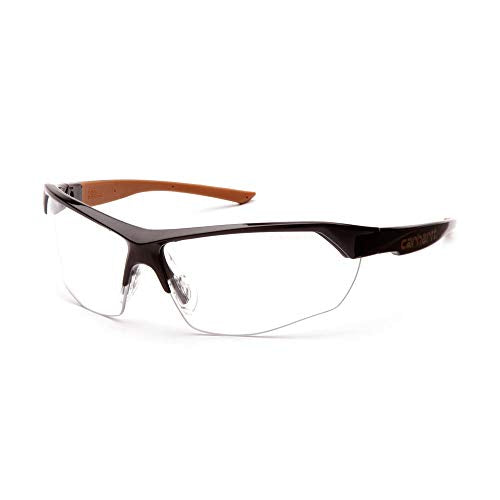 Carhartt-CHB1110DT Braswell Anti-Fog Safety Glasses Eye Protection, Black Frame, Clear Lens - color: Clear Anti-fog Lens 2.5 Diopters/ Black Frame