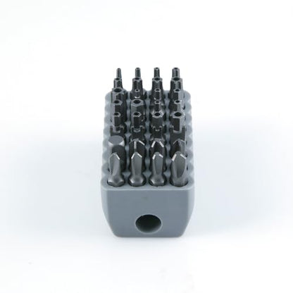 Klein Tools 32525 Tamperproof Bit Set, 32-Piece, Magnetic, TORX, Hex, Spanner, TORQ, Triwing Screwdriver Bits - style: Tamperproof