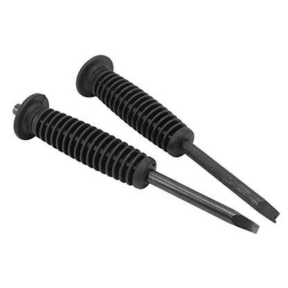 2Pcs CV Axle Nut Tool, Carbon Steel Axle Nut Removal Tool, 6.7in Axle Nut Punch Tool, Drive Axle Nut Installer and Remover Tool with Anti Slip Rubber Handle Replacement for ES