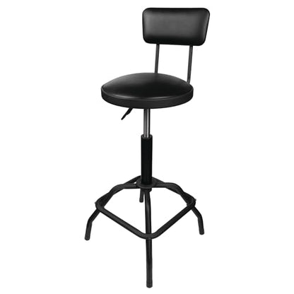 Performance Tool W85016 Pneumatic Stool w/Removable Backrest - style: Pneumatic Stool w/Removable Backrest