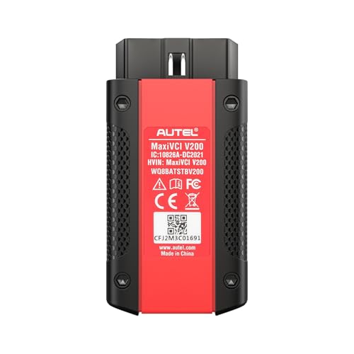Autel MaxiVCI VCI200 V200 Wireless Dongle, 2026 VCI 200 OBD2 Connector Adapter, 2.0 of V150 VCI100 V100 Car Communication Interface, for MK900BT MP900BT MS906 PRO MS906MAX MS906 PRO-TS KM100 BT608 etc