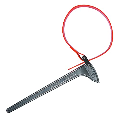 KLEIN TOOLS S18HB Strap Wrench, Adjustable Grip-It Strap Wrench Adjusts 3 to 10-Inch, 18-Inch Handle - size: 18-Inch Handle