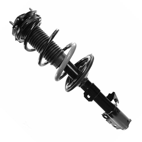 Detroit Axle - FWD Front Struts Sway Bars for Toyota 2001 2002 2003 Highlander [2.4L], Complete Struts with Coil Spring Assembly Sway Bar End Links Replacement Suspension Kit - size: 4QS54007/ sway kit