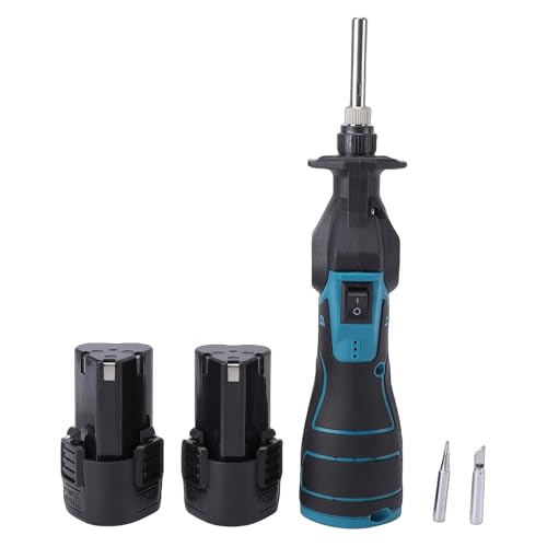 Cordless Soldering Iron, 12V Portable Rechargeable Soldering Kit, Electronic Repair Soldering Iron for Automotive Wiring, Jewelry Making