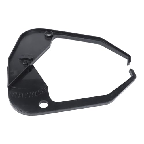 for Tire Balancer Rim Width Caliper, Portable Wheel Measuring with Bright White Numbers Accurate for Tire Width Measurement, Black Plastic Gauge 395x345mm
