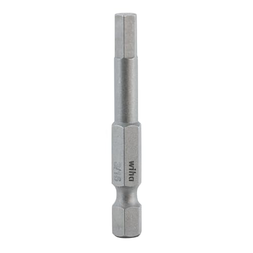WIHA 74986 Hex Inch and Metric Power Bit Set with Holder, 10-Piece