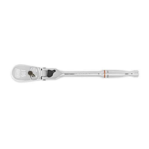 GEARWRENCH 3 Pc. 1/4", 3/8" & 1/2" Drive 90 Tooth Locking Flex Head Teardrop Ratchet Set - 81276T - style: 90 Tooth Locking Flex Head