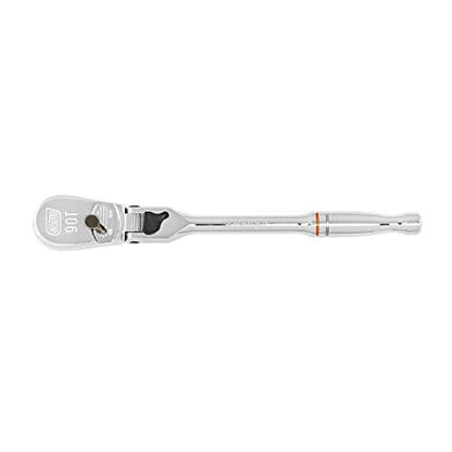 GEARWRENCH 3 Pc. 1/4", 3/8" & 1/2" Drive 90 Tooth Locking Flex Head Teardrop Ratchet Set - 81276T - style: 90 Tooth Locking Flex Head
