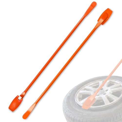Tire Mount and Demount Iron 41" Tire Spoon Bar with Upgraded Mount End, Heavy-Duty Tire Changing Tool for Efficient Removal & Installation
