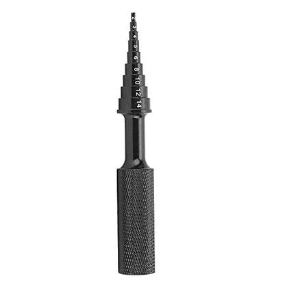 RC Bearing Tool, 2 to14mm Aluminum Alloy Steering Hub Carrier Disassembly Removal Tool Non Slip Puller Removal for RC Car Accessory (Black) - color: Black
