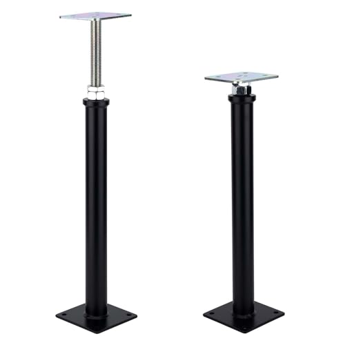 2-Pack Adjustment Floor Jack Post Floor Jack Lift Supports 16.5-20.5 Inch Adjustable House Jack,Adjust Supports,Lift Supports,Mini Screw Jack, Floor Straightener,Level Supports - size: AR 16.5-20.5