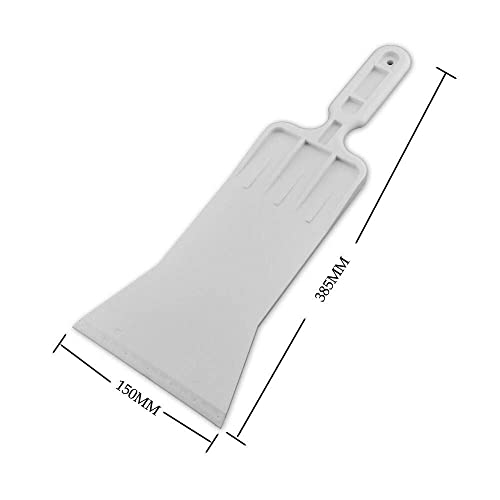 Window Tint Tools Bulldozer Squeegee Window Tint Squeegee Long Handle Reach 6" Inch Rubber Squeegee for Auto Window Tinting Car Glass Film Installation Vehicle Windshield Cleaning Water Remover