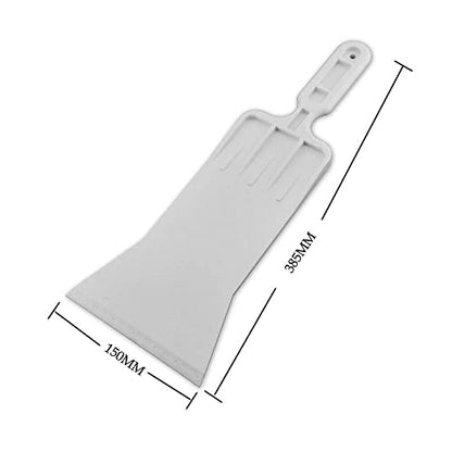 Window Tint Tools Bulldozer Squeegee Window Tint Squeegee Long Handle Reach 6" Inch Rubber Squeegee for Auto Window Tinting Car Glass Film Installation Vehicle Windshield Cleaning Water Remover