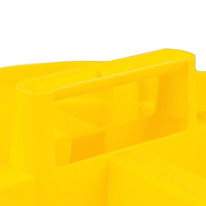 Bucket Boss - Bucket Stacker Small Parts Organizer, Bucket Organization (15051), Yellow (Pack of 2) - size: 1 Count (Pack of 2)