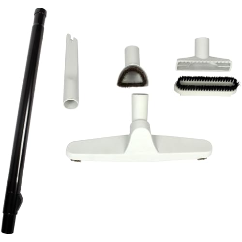 Cen-Tec Systems Universal Premium Vacuum Attachment Kit with Telescoping Wand for 1.25 Inch Diameter - color: Gray