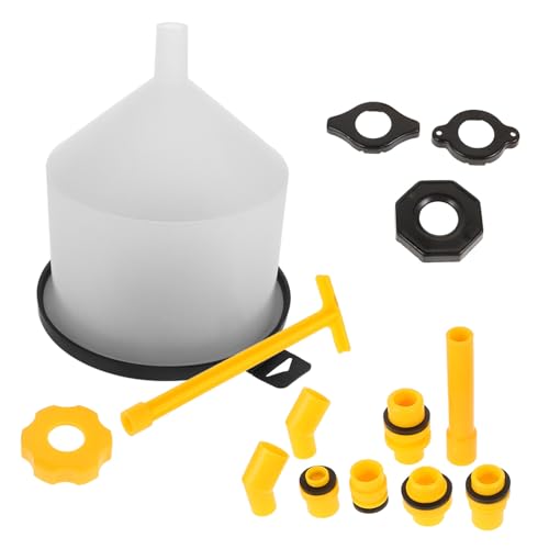 DECHOUS 1Set Automotive Radiator Coolant Filling Funnel Kit Spill Tool for Vehicle Coolant Maintenance Materials Versatile Design