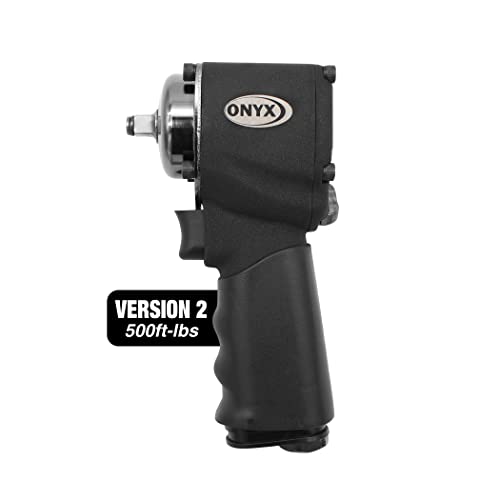 Astro Pneumatic Tool 1828 Onyx 3/8" Nano Impact Wrench v2-500ft/lb - size: 3/8"