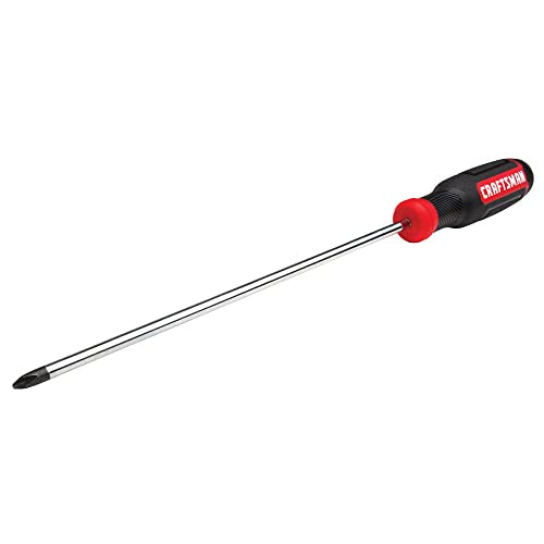 CRAFTSMAN Phillips Screwdriver, Bi-Material, PH #2 X 10 Inch (CMHT65056N) - style: Old Version