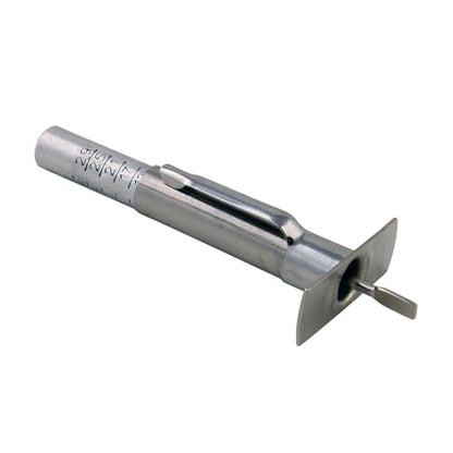 RockTrix - Tire Tread Depth Gauge - Provides Readings in 32nds - Stainless Steel Barrel and Aluminum Indicator Bar | Precise 32nds Measurement Tool. Aluminum Indicator Bar for Cars, Trucks, SUVs & Motorcycles. DIY Manual Tire Wear Gauge.