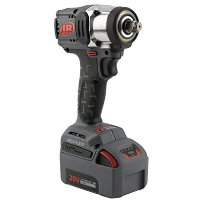 Ingersoll Rand W3151-K22 20V 1/2" Cordless Impact Wrench 2 Battery Kit, Mid-Torque, Compact, Pistol Grip - size: 1/2" Drive, style: 2-Battery Kit