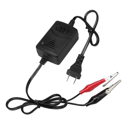 12V 1300mA Car Sealed Lead Acid Battery Charger, Automatic Trickle Charging Maintainer with Short Circuit Protection, SLA Auto Battery Charger, Universal for Truck RV Motorcycle