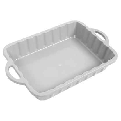 CALLARON 23.5" Car Oil Drain Pan - Heavy Leakproof Oil Collector Pan, Plastic Large Transmission Drain Pan, White Changing Oil Pans for Car Truck Engine, Transmission, Automotive Accessories - color: White