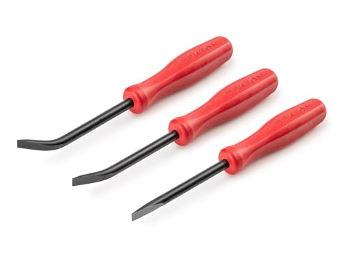 TEKTON 1/4 Inch Mini Pry Bar Set (3-Piece) | LRD90805 | Made in USA - size: 1/4 Inch 3-Piece Set