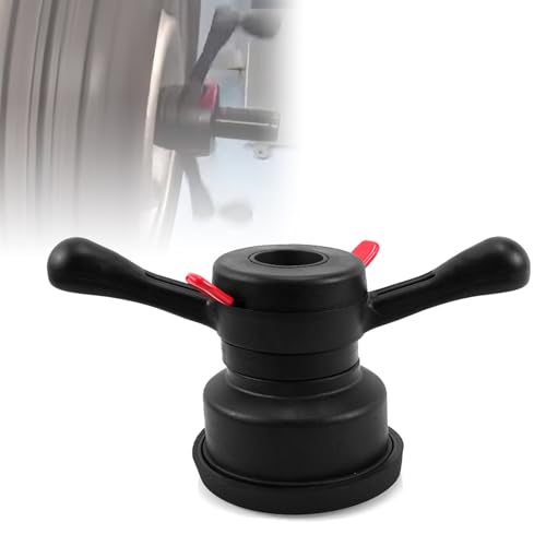 Sporacingrts 40mm x 3mm Wheel Balancer Quick Release Wing Nut Kit for Tire Balancing Machine Quick Clamp Hub Nut with Pressure Cup & Protector Ring
