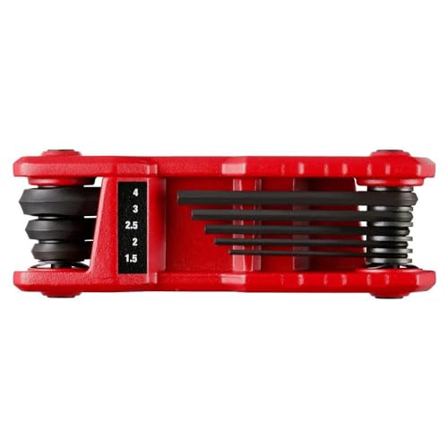 Milwaukee Electric - 17-Key Folding HEX Key Sets - SAE/Metric