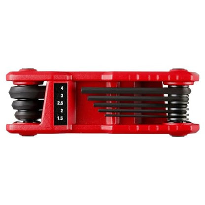 Milwaukee Electric - 17-Key Folding HEX Key Sets - SAE/Metric