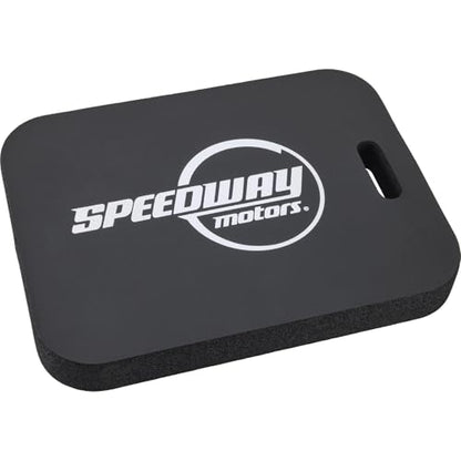 Speedway Motors Foam Work Mat Kneeling Pad for Automotive Repair, 20 x 15 x 2 Inch Thick Shop and Racing Pit Mat with Carry Handle, Comfortable Ground Protection for Garage or Track Use