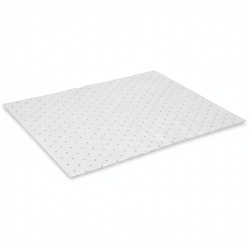 Hoolerry Oil Absorbent Pads Water Absorbent Mat Oil Spill Mat for Absorbing Protecting Home Garage Basement, 13.5 x 17.5 inch, White