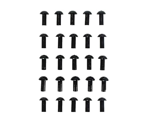 Stop & Go 4075 Mushroom Tire Plugs for Punctures and Flats, 1" Length x 5/16" Shaft Diameter, 25 Pack for Tubeless Tires on Motorcycles, ATVs, UTVs, Cars, and Trucks - size: 1" Length x 5/16" Shaft Diameter - 25 Pack