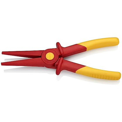 Knipex 98 62 02 Flat Nose Plastic Pliers 1000V Insulated, Red/Yellow