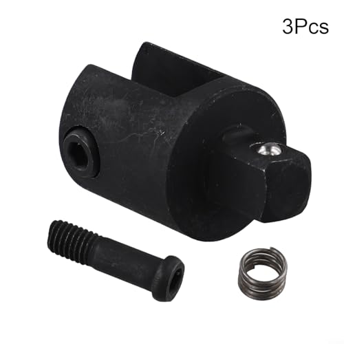 FABULETTA Replacement 1/2 Inch Drive Knuckle Breaker Bar Head Kit, Chrome Vanadium Steel Power Bar Head With Bolt And Washer