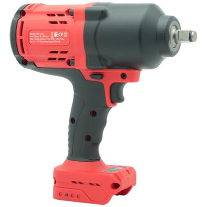BESWELL CIW-112C-DW 1/2" Impact Wrench for Dewalt 20V Battery, 1256 Ft | Powerful brushless 4-speed electric wrench. CIW-112C-DW bare tool ideal for heavy duty machinery and truck service.