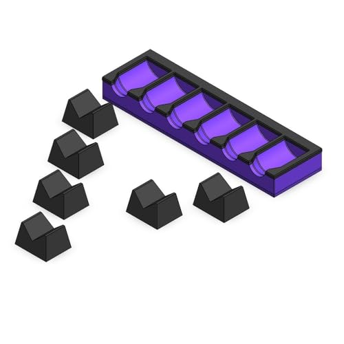MagAttach Socket Extension Organizers (1/2", Purple/Black) - color: Purple/Black, size: 1/2"