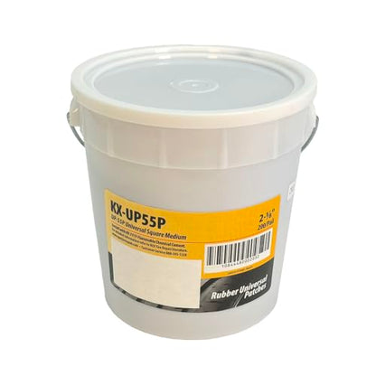 KEX KX-UP-55P Rubber Reinforced Universal 2-1/8 inch Square Patches for Radial and Bias Ply Tires, 200 Units