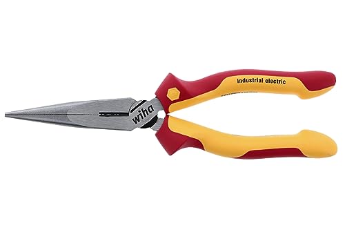 Wiha 32923 8-Inch Insulated Industrial Long Nose Pliers