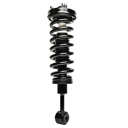 Detroit Axle - 2 Front Struts for 4WD 2004-2008 Ford F-150, 06-08 Lincoln Mark LT [w/o Spacer] Complete Struts with Coil Spring 2005 2006 2007 Replacement Quick Install Ready Strut Shock Assembly - size: 171361 x2/PAIR