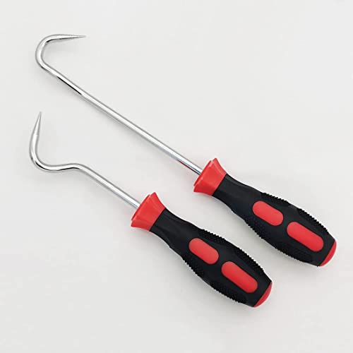 VASTOOLS Hose Removal Hook Pick Set, 10" Hook, 8" Remover, Hose Puller Tool for Radiator Hoses - style: 2pc