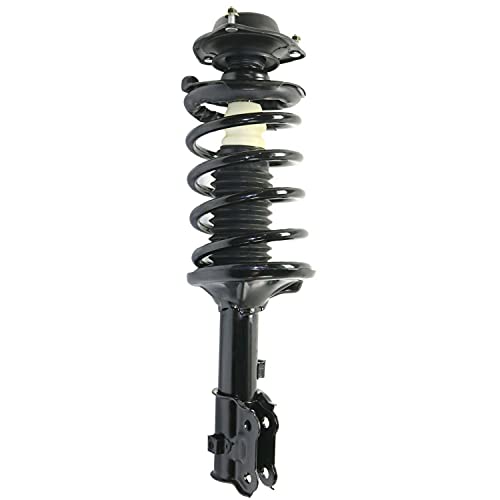 Detroit Axle - Pair Front Struts for Hyundai Accent 2000-2005, 2 Ready Struts w/Coil Spring Assembly 2001 2002 2003 2004 Replacement Suspension Quick Install Ready Struts Shocks Assembly - size: 171400_171401/PAIR