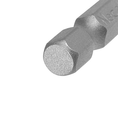 uxcell 10 Pcs H3 Magnetic Hex Head Screwdriver Bits, 1/4 Inch Hex Shank 2.95-inch Length S2 Power Tools - size: H3*75mm