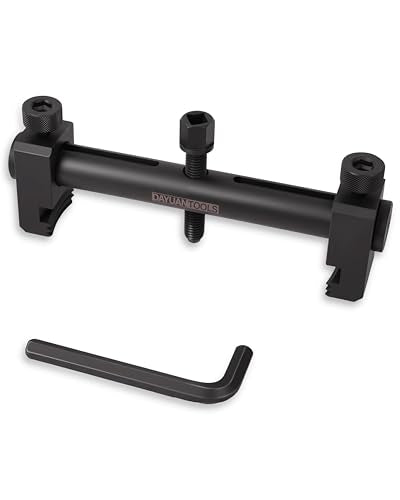 DAYUAN Universal Crankshaft Pulley Puller Tool Kit, V-Ribbed Pulley Kits | Ribbed Drive Pulley Puller, Adjustable Crankshaft Remover,for Crankshafts, Alternators, Air Conditioning Units, Water Pumps