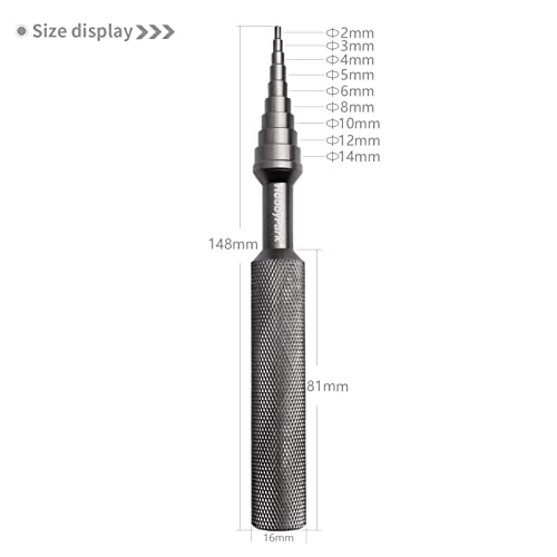 Hobbypark RC Bearing Driver Bearing Puller Removal Tool Bearing Press and Small Sleeve Hex Socket Wheel Wrench for RC Car Roller Skates Skateboards