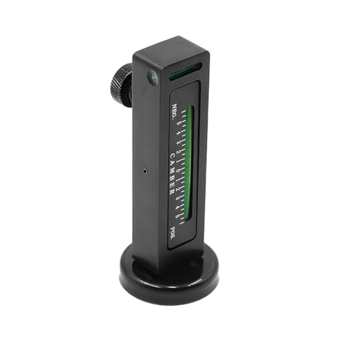 Car Adjustable Magnetic Gauge Tool, Vehicle Wheel Camber Castor Pillar Strut Alignment Tool, Magnetic Automotive Castor Gauge, Universal for Truck SUV RV Tyre Repair (Black) - color: Black