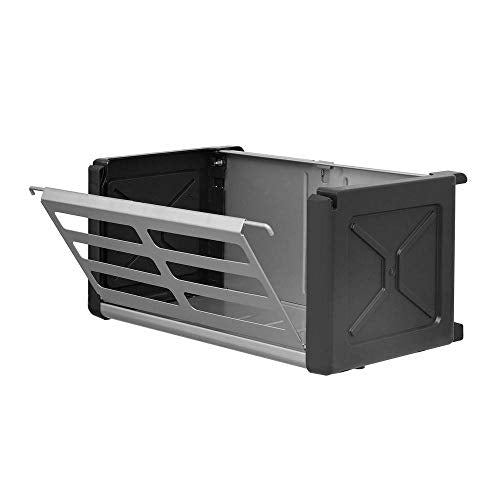 Rubbermaid FastTrack Rail Access Bin Garage Organization Bin for Sports Equipment/Gardening Supplies/Shed/Home/Garage/Item Storage - style: Storage Bin